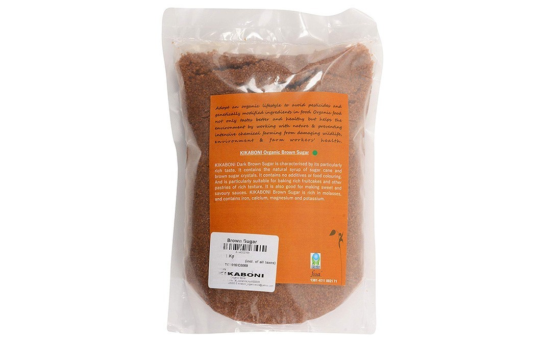 Kikaboni Organic Brown Sugar    Pack  1 kilogram
